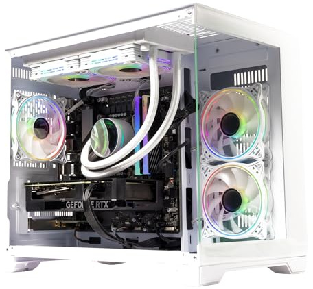 GTR Gaming PC | AMD Ryzen 7 7800X3D | RTX 5070 Ti 16GB GDDR7 | 32GB DDR5 5600MHz | 1TB NVMe SSD | 750W 80+ Gold PSU | Wi-Fi | Windows 11 Home | ARGB Case - White