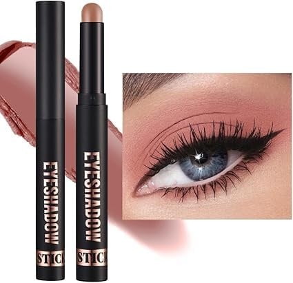 Crayon wasserdicht Eyeshadow Stick, Shimmer Cream Eyeshadow Bleistift, dauerhaft wasserdicht und nicht blühend Pearlescent Eyeliner (12#)