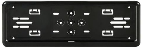 Black Number Plate Holder Surround Personalised Plate Small Number Plate