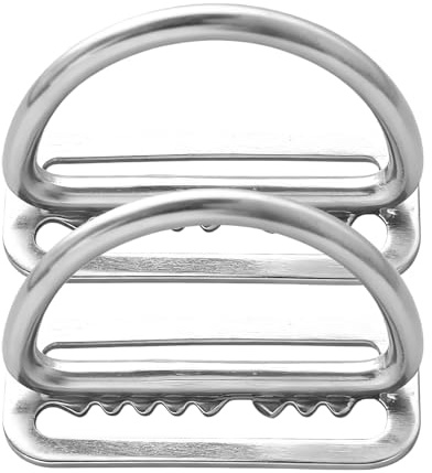Syengery D-Ring-Schnalle | Edelstahl Hardware-Clip 2 Stück | Tauchgewicht Halter - Für Tägliches Schnorcheln Speerfischen Klettern Outdoor Abenteuer Tauchen Und Taucher