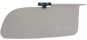 Extensión Parasol para Citroen para C3 II Zenith 2009-2016 1613251480 816381 Parasol Izquierdo para El Conductor Visera Frontal(Left Side)