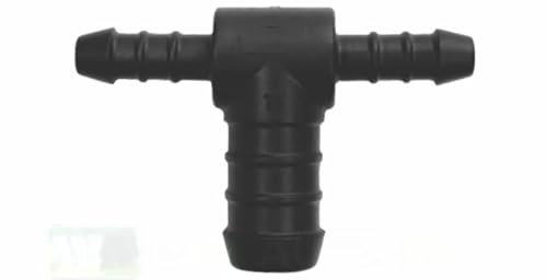 1 X connettore tubo T Forma di riduttore 8 – 16 – 8 mm Raccordo Tubo dell' aria Tubo Raccordo a T