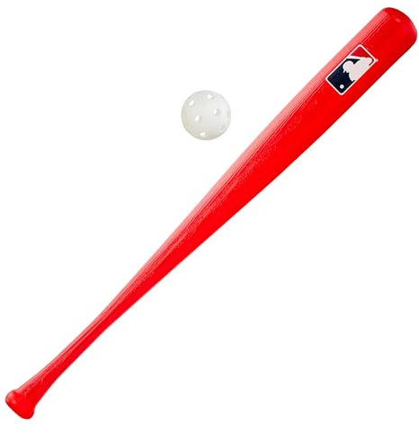 Franklin Sports MLB 76,2 cm authentischer Kunststoff-Schläger & Ball Set – Rot, Red, 30 inch/10 oz