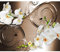 decomonkey Fototapete Abstrakt Blumen 350x256 cm XL Tapete Wandbild Wandbild Bild Fototapeten Tapeten Wandtapete Wandtapete Orchidee Muster Holz braun