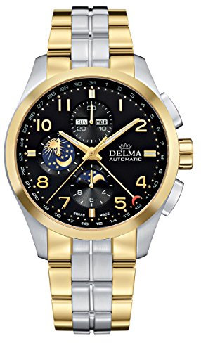 DELMA - Chronograph/Herrenuhr Automatik Metallarmband 407096