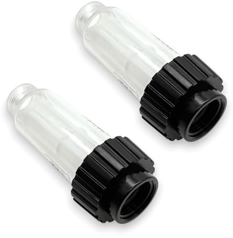 2 Wasserfilter inkl. Filtereinsatz (5.731-050.0) für alle Hochdruckreiniger mit 3/4 Wasser-Anschluß wie Kärcher K2-K7 kompatibel mit 4.730-059.0 von ONE!