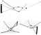Denny Shop 5 Arm 26m Wall Mounted Folding Cloth Dryer Concertina Clothes Airer Washing Line by Crystals®