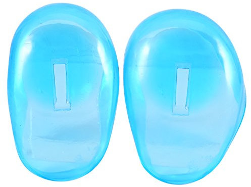 1 paire oreille couverture boucliers imperméable en plastique cache-oreilles oreille couverture garde pour teinture pour les cheveux et usage domestique