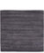 carpetfine Wollteppich Gabbeh Uni Quadratisch Grau 150x150 cm | Moderner Teppich für Wohn- und Schlafzimmer