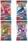 PKMN Kampfstile | 4 Booster Packs im Set | Pokemon Schwert & Schild | Sammelkarten