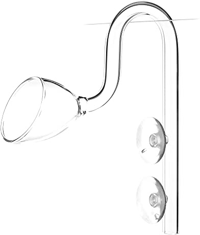 Lily Pipe Outflow - Glas Filterauslauf 13mm für 12/16mm Schlauchanschluss | Transparenter Glas-Auslauf für Außenfilter mit 12/16mm Schlauch. Fügt sich dezent ins Aquascape ein und führt Wasser zurück.