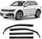 CLIM ART Windabweiser für/kompatible mit Volkswagen Tiguan 2016-2023 nicht für Allspace -Integrierte Regenabweiser - Autofenster Sonnen-&Regenschutz- Windabweiser Autofenster - Einfache Montage -4 Set