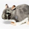Chinchilla Kuscheltier grau 28 cm Plüschtier Wollmaus * Shila