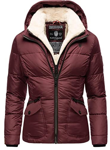 Navahoo Damen Winterjacke Steppjacke Megan Wine Gr. S