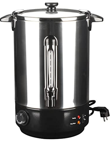 Tidyard Glühweinkocher Heißwasserspender 15 L 2500 W aus Edelstahl, Glühweinautomat Wasserkocher Weinwärmer Glühweinkessel 36 x 33 x 48 cm Heim & Garten Küche & Esszimmer Küchengeräte Getränkewärmer