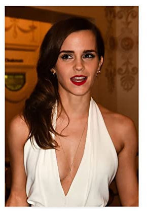 Emma Watson Poster (11) Leinwand-Poster, Wandkunst, Dekoration, Bild für Wohnzimmer, Schlafzimmer, Dekoration, Rahmen-Stil, 30 x 45 cm