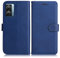 DENDICO Coque pour Oppo A57S 4G/ Oppo A77 5G / Oppo A57 4G, PU en Cuir Coque Portefeuille Étui Housse, Design Classique TPU Coque pour Oppo A57S 4G/ Oppo A77 5G / Oppo A57 4G, Bleu Marin