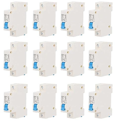 12 Pz Interruttore di Dispersione Interruttore 1P16 Mini Interruttore 220 V DZ47-63 Interruttore di Protezione del Circuito di Dispersione Elettrica
