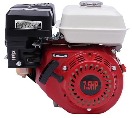 KEESUNG Motor de gasolina de 7,5 CV de 4 tiempos, 215 ml/9,09 oz, motor de estacionamiento, motor de kart, motor de gasolina, motor industrial, motor de repuesto, motor de accionamiento, motor de