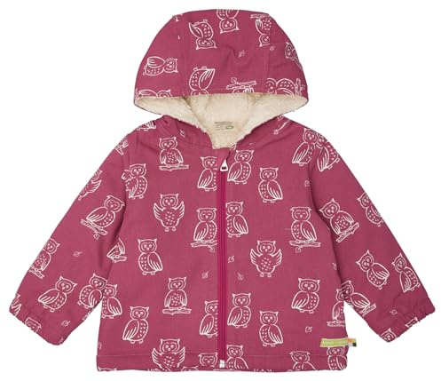 loud + proud Mädchen Wasserabweisende mit Teddyfutter, GOTS Zertifiziert Outdoorjacke