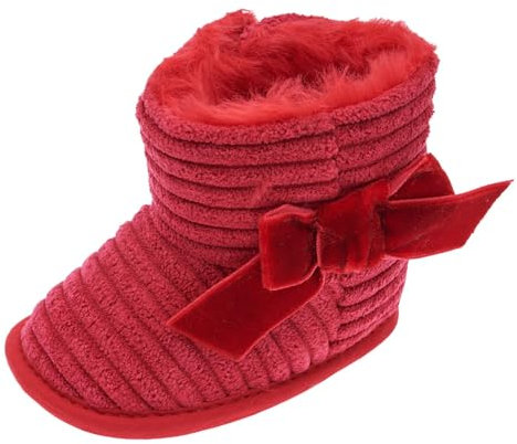 Chicco Tronchetto con velcro, Neonata 0-24, Rosso, 18, Designed in Italy