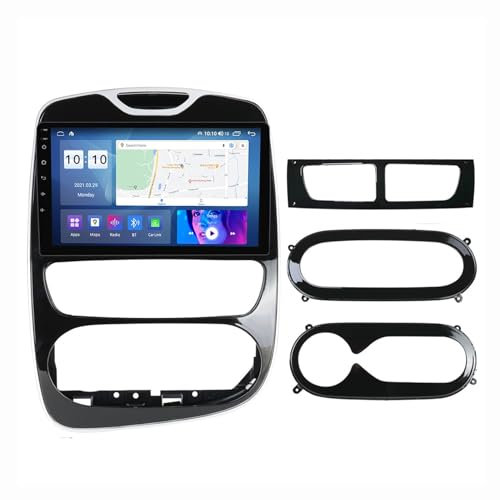 Android 12 Autoradio Mit Navi 2 Din 9 Zoll Touchscreen Autoradio Für Renault Clio 4 BH98 KH98 2012-2018 Mit Carplay Android Auto,mit RDS Bluetooth FM AM Lenkradsteuerung Rückfahrkamera ( Color : M1 1+