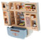 NESTINGHO 1 Satz Küchensimulation Kühlschrank interaktives Spielzeug Interactive Toys Mini-Kühlschrank-Modell Miniatur-Puppenhaus Kleiner Kühlschrank Spielzeuge Mini-Food-Spielzeug Plastik