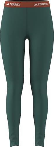 adidas Women's Multi Synthetic Base layer Tights, preloved teal, S