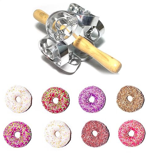 Donut-Schneider, Rotierender Donut-Schneider, Runder Donut-Schneider, Teigschneider Zum Backen Von Donut-Maker, Teig-Backroller, Hocheffiziente Professionelle Backteig-Werkzeuge