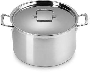 Le Creuset Stainless Steel Classic 3-Ply Stockpot, 10qt