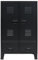 Refined Metall Industrie-Stil Garderobenschrank Kleiderschrank Metall Industrie-Stil 67 x 35 x 107 cm Schwarz