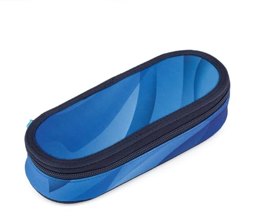 TOPGAL ETUI & Federmäppchen – Gepolstertes Federmäppchen für Schüler & Studenten, mit Zwippschluss, Gummischlaufen & Netzfach, 23×10×5cm (ETUE 25036)