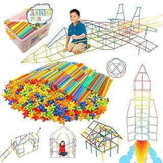 Toy 1000 Tubes Building Straws