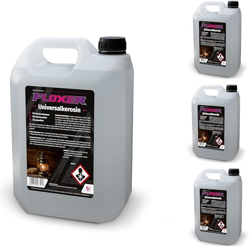 Lampenöl für Öl-Lampen, Petroleum Lampen & Gartenfackeln - Universalkerosin - Lampenoel- Outdoor Oil Öllampe flüssig Gartenfackel - Petroleum für Petroleumheizung (20L)