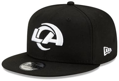 New Era NFL 9FIFTY Black White Adjustable Snapback Hat Cap One Size Fits All