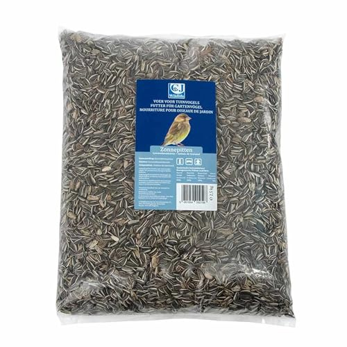 CJ Wildlife Gestreifte Sonnenblumenkerne 2,5kg – Vogelfutter Wildvögel ganzjährig – Sonnenblumenkerne für alle Futterarten