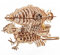 EWA Eco-Wood-Art - 3D-Holzpuzzle für Jugendliche und Erwachsene - HIMMELSLORD - DIY-Bausatz, Selbstmontage, kein Kleber erforderlich - 388 Stück