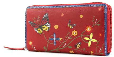 bruno banani Butterfly Large Zip Around Red