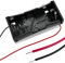 BeMatik - Supporto Batteria Portabatterie Piatto per 1 batterie D LR20 R20 da 1,5V