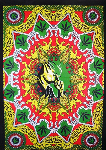 Poster mit Motiv Smoking Bob Marley, 76,2 x 101,6 cm