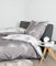 Janine Mako-Satin Bettwäsche J. D. 155x220 cm + 80x80 cm Taupe