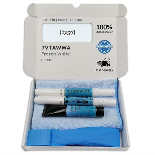 Genuine Colors Lackstift Frozen White 7VTAWWA für Ford Weiß Escape