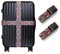 2 Stück Koffergurt Kreuzgurt Personalisiert Rot Gepäckgurt Einstellbare(200cm x 5cm) Kofferband Einzigartiges Koffergurte Reisezubehör Travel Luggage Strap(2 x Rot)