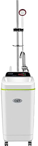 Chauffe-Douche extérieur instantané avec Douche, Chauffe-Eau électrique Portable 50L avec Robinet pour douches Camping-Car pour Animaux de Compagnie