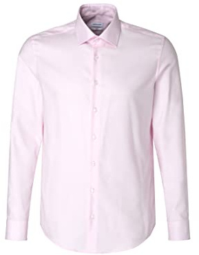 Seidensticker Herren Men Slim Longsleeve Cotton Hemd (1er Pack)