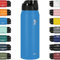 Fanhaw 750 ml Insulated Stainless Steel Water Bottle with 1 Lid (Chug Lid) - For Kids, Women, Men | Leak & Sweat Proof with Anti-Dust Lid (Sky Blue)