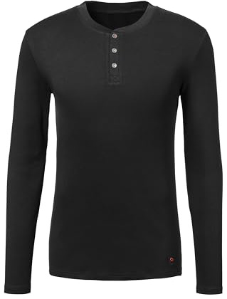 S.Oliver Herren Mh-30la_ls Langarmshirt, Schwarz, XL EU