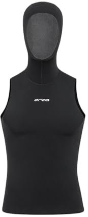 ORCA Weste mit Kapuze schwarz