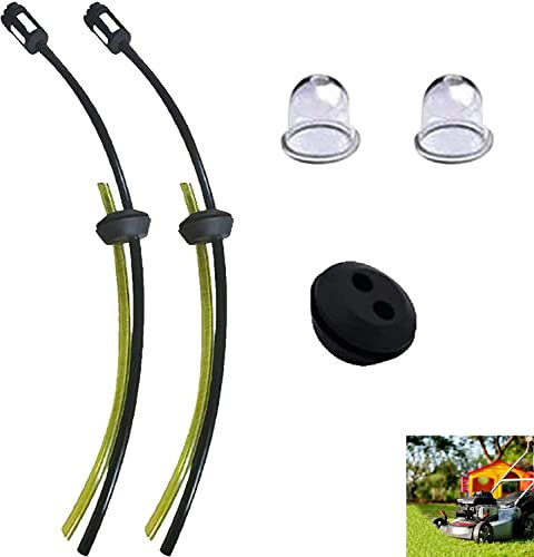 Tuyau de Carburant Débroussailleuse,Tuyau d'huile Tondeuse à Gazon,Débroussailleuse Tuyau,Remplacement Tondeuse Tuyau,Débroussailleuse Tuyau Essence,Remplacement de Carburant Tuyau,5Pcs