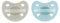 Chicco PhysioForma Gommotto Luxe, Ciuccio in Silicone 6 - 16M, Set di Gommotti Morbidi e Delicati, Supportano la Respirazione Fisiologica e Favoriscono il Corretto Sviluppo della Bocca, 2 Pezzi, Bimbo